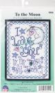 Design Works Counted Cross Stitch Kit 5 X 7 Inch To The Moon 14 Count 