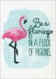 Dimensions Counted Cross Stitch Kit 5inchX7inch Be A Flamingo 14 Count 