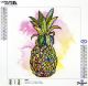 Leisure Arts Diamond Art Intermediate Kit 12inchX12inch Pineapple