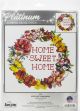 Design Works Janlynn Stamped Cross Stitch Kit 14 X 14 Inch Home Sweet Home