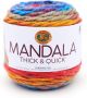 Lion Brand Yarn Mandala Thick and Quick Whirl Pack of 1 Skein