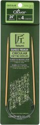 Takumi Bamboo Circular Knitting Needles 24inch Size 4 3.5mm