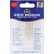 DMC Gold Embroidery Hand Needles Size 7/9 4 Per Pkg