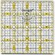 Omnigrid Ruler W Grid 4inchX4inch 