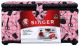 SINGER Large Sewing Basket Kit 126pcs Pink And Black