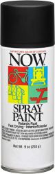 Now Aerosol Paint 9OzFlat Black