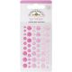 Doodlebug Sprinkles Adhesive Glitter Enamel Dots 54 Per Pkg Cupcake