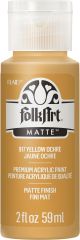 FolkArt Acrylic Paint 2ozYellow Ochre Artist Pigment