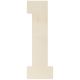 Baltic Birch Collegiate Font Letters and Numbers 13 inch 1