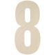 Baltic Birch Collegiate Font Letters and Numbers 13inch 8