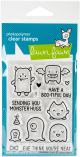 Lawn Fawn Clear Stamps 3inchX4inch Monster Mash