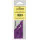 Lacis Tatting Needle and Picot Gauge Violet