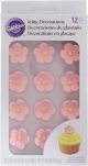Icing Decorations 12 Per Pkg Petal Pink