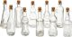 Glass Bottle Assortment 5inches Clear