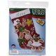 Design Works Felt Stocking Applique Kit 18inch Long Gingerbread Friends