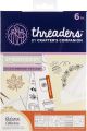 Crafter s Companion Threaders Embroidery Transfer Sheets Autumn Collection 8inchesX8inches 6Per Pkg