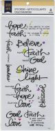 Little Yellow Bicycle Vellum Stickers Faith