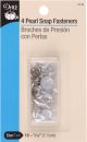 Dritz Pearl Snap Fasteners 7 16inch 4 Per Pkg Pearl
