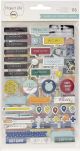 Project Life Chipboard Stickers Sharp Edition