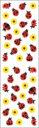 Mrs. Grossman S Stickers Ladybugs and Flowers