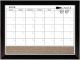 Magnetic Combination Calendar Board 17inchesX23inches Two Tone