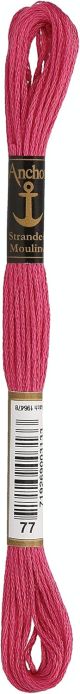 Anchor 6 Strand Embroidery Floss 8.75yd Antique Rose Medium Dark