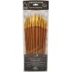 Bone Taklon Value Pack Brush Set 12 Per Pkg