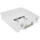 ArtBin Super Satchel Box W Removable Thread Trays 15inchX14inchX3.5inch Translucent