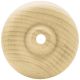 Wood Turning Shapes Toy Wheel 1.5 inch X1 inch 1/4 inch Hole 4 Per Pkg