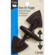 Dritz Sew On Toggle Brown W Dark Wooden Button