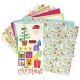 Doodlebug Paper Plus Value Pack 12inchesX12inches Bright Christmas