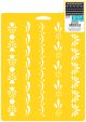 Stencil Mania Stencil 7 inch X10 inch Trim Designs