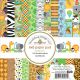 Doodlebug Double Sided Paper Pad 6 inch X6 inch 24 Per Pkg At The Zoo 12 Designs 2 Each