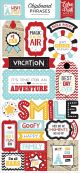 Echo Park Chipboard Phrases 6inchX13inch Wish Upon A Star
