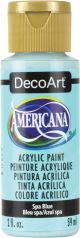 Americana Acrylic Paint 2Oz Spa Blue Opaque