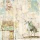 Stamperia Rice Paper Napkin 19.5inchX19.6inch Wonderland Unicorn