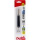 Pentel Energel Pen Refill Ink For .7Mm Metal Tip Pen 2Per Pkg Black