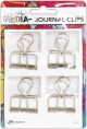 Dina Wakley Media Journal Clips 4 Per Pkg 