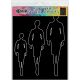 Dyan Reaveley s Dylusions Stencils 9 inch X12 inch Emmi 1 Pack of 1 piece