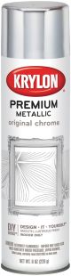 Premium Metallic Spray Paint 8oz Original Chrome