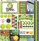 Tennis Elements Stickers 12 inch X12 inch 
