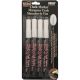 Bistro Chalk Marker Fine Point Set 4 Per Pkg White