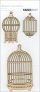 Wood Flourishes 3 Per Pkg Bird Cages