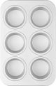 Jumbo Muffin Pan 6 Cavity 4inchX2inch 1 Pack of 1 Piece