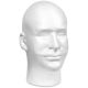 Styrofoam Male Head Bulk 11 inch X6.5 inch X8.5 inch 