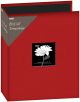 Pioneer 3 Ring Fabric Album 8.5inchX11inch Red