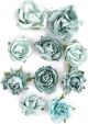 Kaisercraft Paper Blooms 10 Per Pkg Sage. 1inch 1.5inch