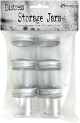 Tim Holtz Distress Jars Empty 1 pack of 6 piece