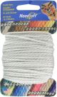 M and R Technologies Needloft Craft Yarn 20yd Silver Pack of 1 Skein