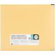 We R Classic Leather D Ring Album 12inchX12inch Buttercup